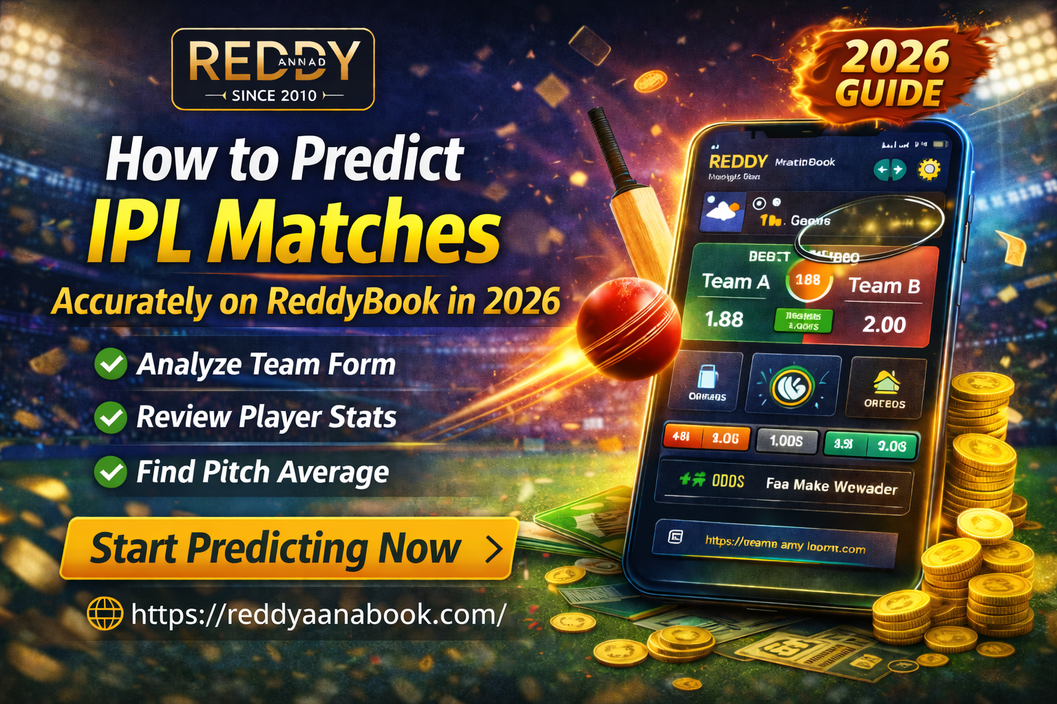 How to Predict IPL Matches Accurately on ReddyBook in 2026