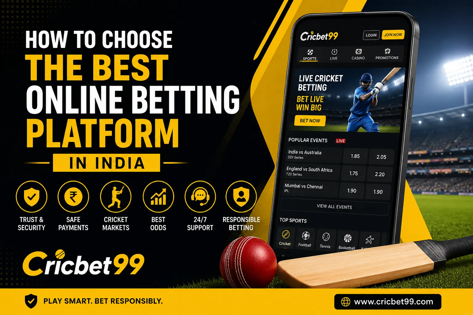 How to Choose the Best Online Betting Platform in India Cricbet99