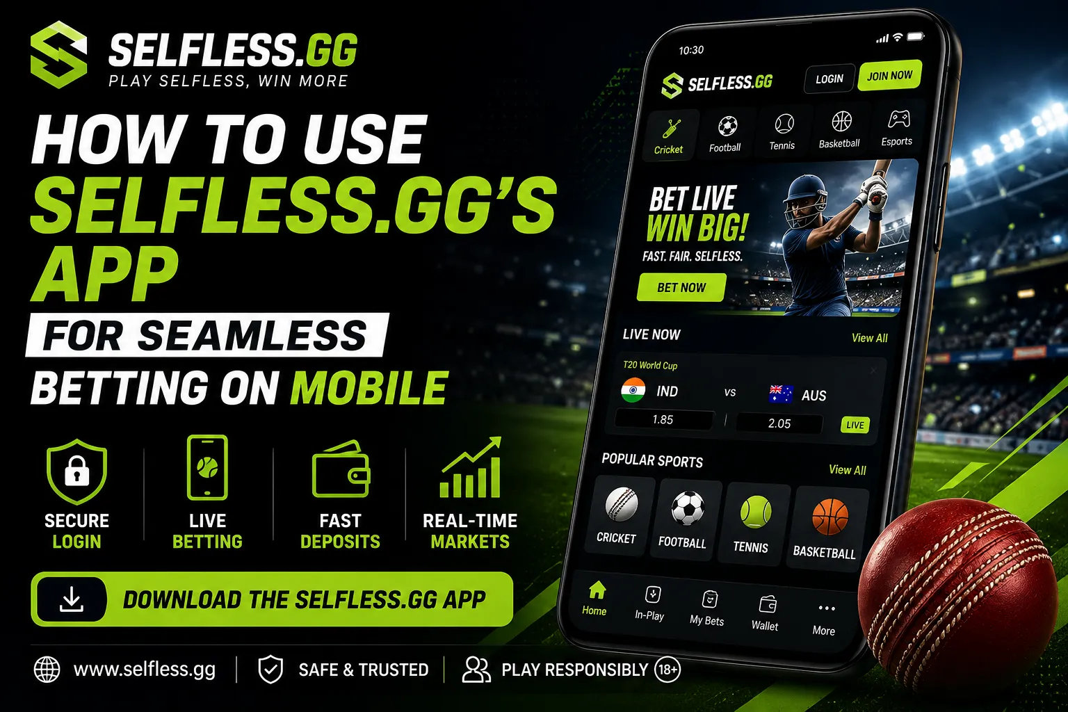 How to Use Selfless.gg App for Seamless Mobile Betting