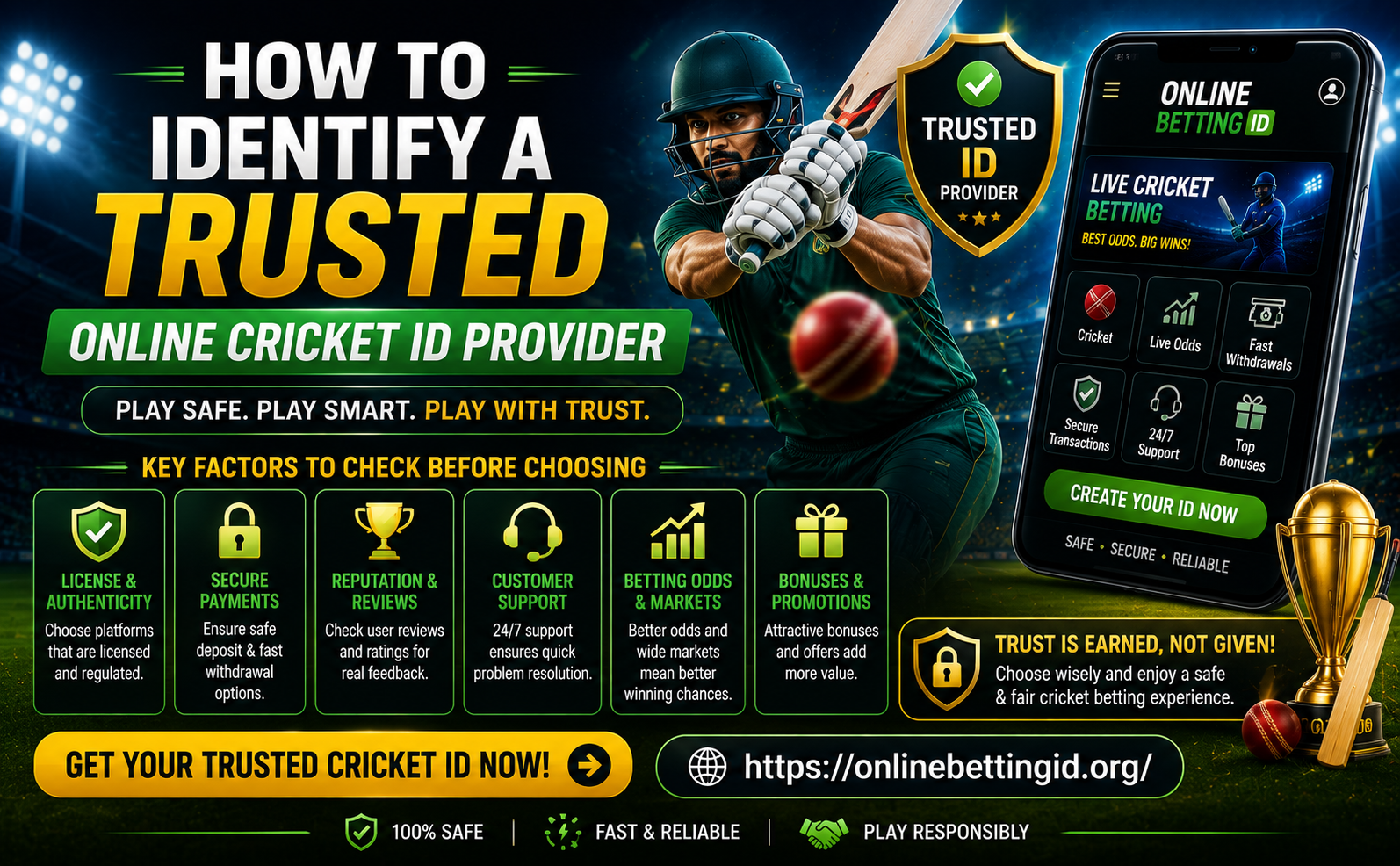 How to Identify a Trusted Online Cricket ID Provider